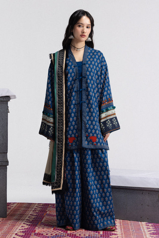 Zara ShahJahan | Coco Prints Winter 26 | Anika-3A - Luxury Dress - available at Maria Faisal in UK and USA.