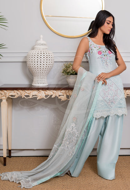 Layla Chatoor | Pret A Porter | LC-40 - Luxury Dress - available at Maria Faisal in UK and USA.