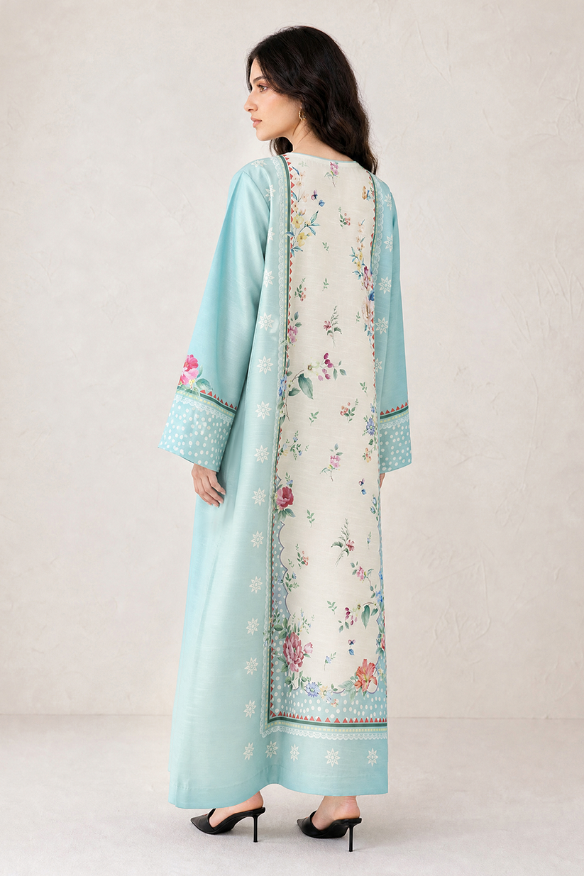 Saad Shaikh | Ease Fall Edit 26 | D-02 Kaftan - Casual Dress - available at Maria Faisal in UK and USA.