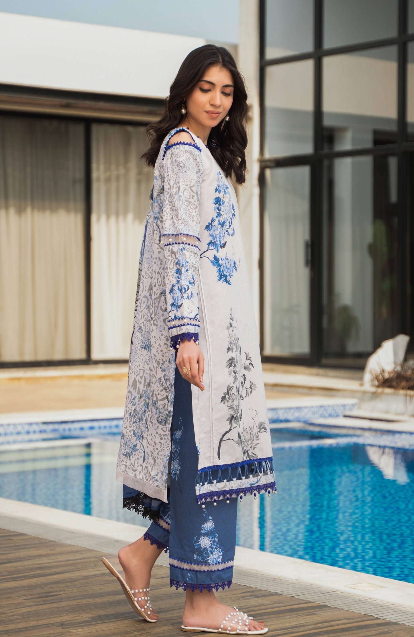 Alzohaib | Premium Prints 25 | AZP-25-02 by Maria Faisal - Registered Vendor of : Alzohaib - type : Ladies Clothes - 100% original wedding dresses