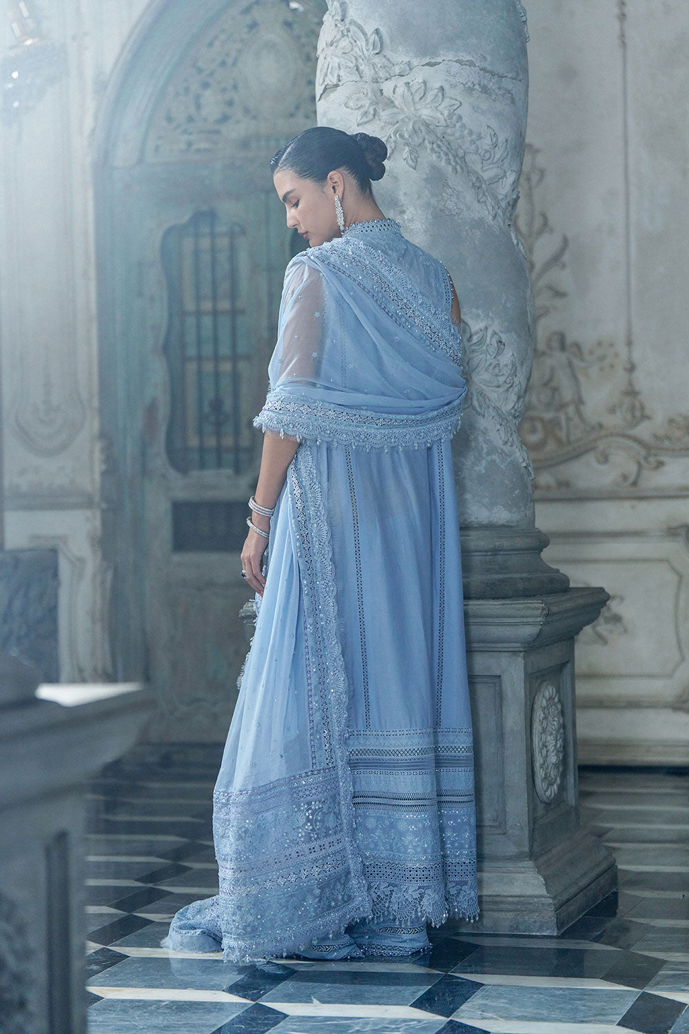 Sobia Nazir | Luxury Lawn Eid 26 | 2B - Luxury Dress - available at Maria Faisal in UK and USA.
