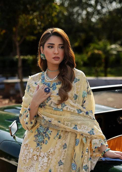 Kahf Premium | Luxury Lawn 25 | KLR-03 Sasha by Maria Faisal - Registered Vendor of : Kahf Premium - type : Ladies Clothes - 100% original wedding dresses