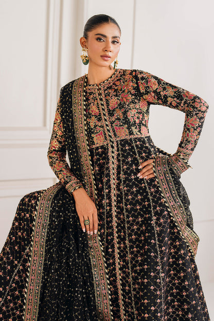 Baroque | Formals Collection | EMBROIDERED CHIFFON UF-4156 - Formal Dress - available at Maria Faisal in UK and USA.