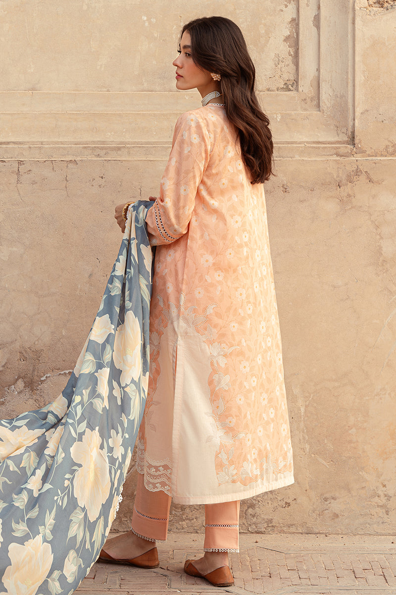 Cross Stitch | Premium Lawn 24 | SUNSET FLORA - Ladies Clothes - Maria Faisal