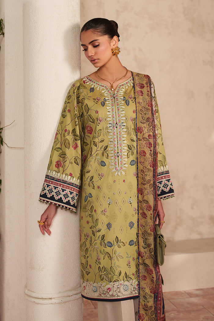 Baroque | Luxury Pret Summer | UF-4414 - Luxury Dress - available at Maria Faisal in UK and USA.