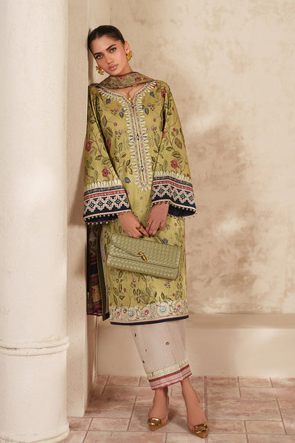 Baroque | Luxury Pret Summer | UF-4414 - Luxury Dress - available at Maria Faisal in UK and USA.