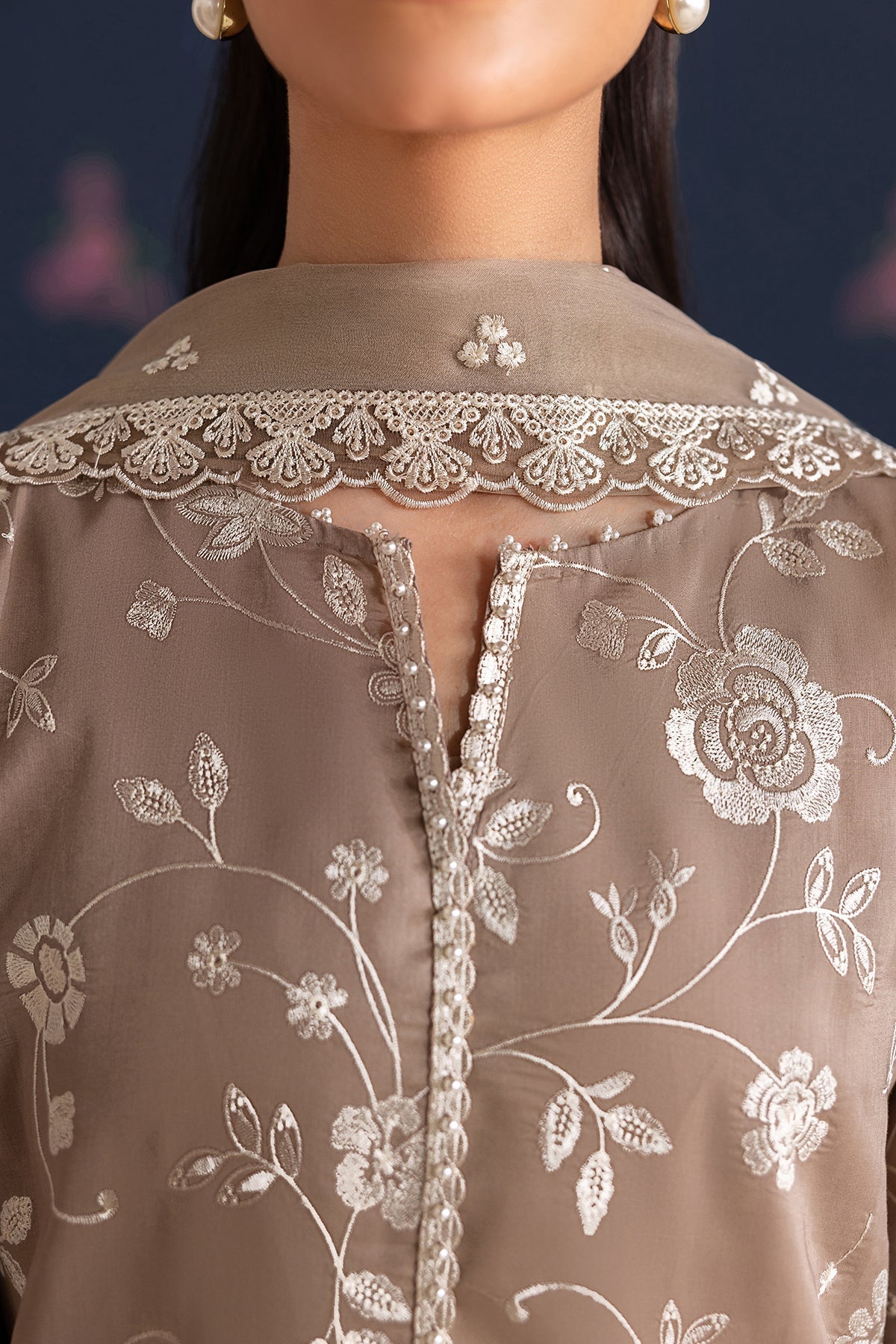 Baroque | Luxury Summer Pret | UF-4467 - Luxury Dress - available at Maria Faisal in UK and USA.