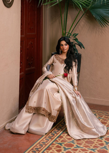 Haseens | Dastakh Pret | Riffat - Dress - available at Maria Faisal in UK and USA.