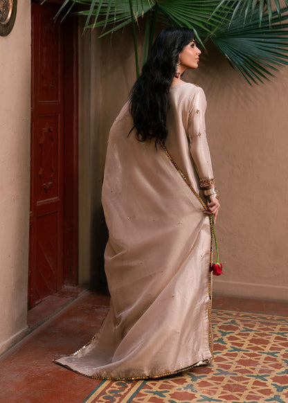 Haseens | Dastakh Pret | Riffat - Dress - available at Maria Faisal in UK and USA.