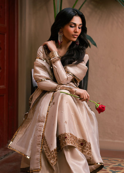 Haseens | Dastakh Pret | Riffat - Dress - available at Maria Faisal in UK and USA.