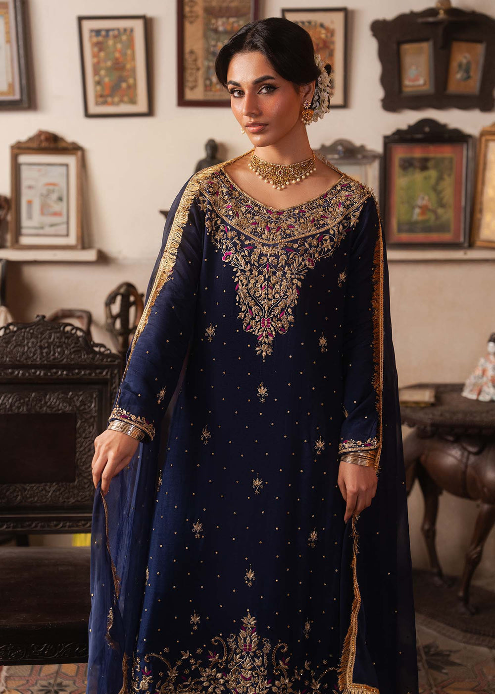 Haseen s | Dastakh Pret |Shabnama - Dress - available at Maria Faisal in UK and USA.