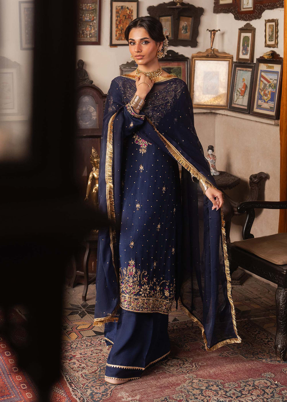 Haseen s | Dastakh Pret |Shabnama - Dress - available at Maria Faisal in UK and USA.