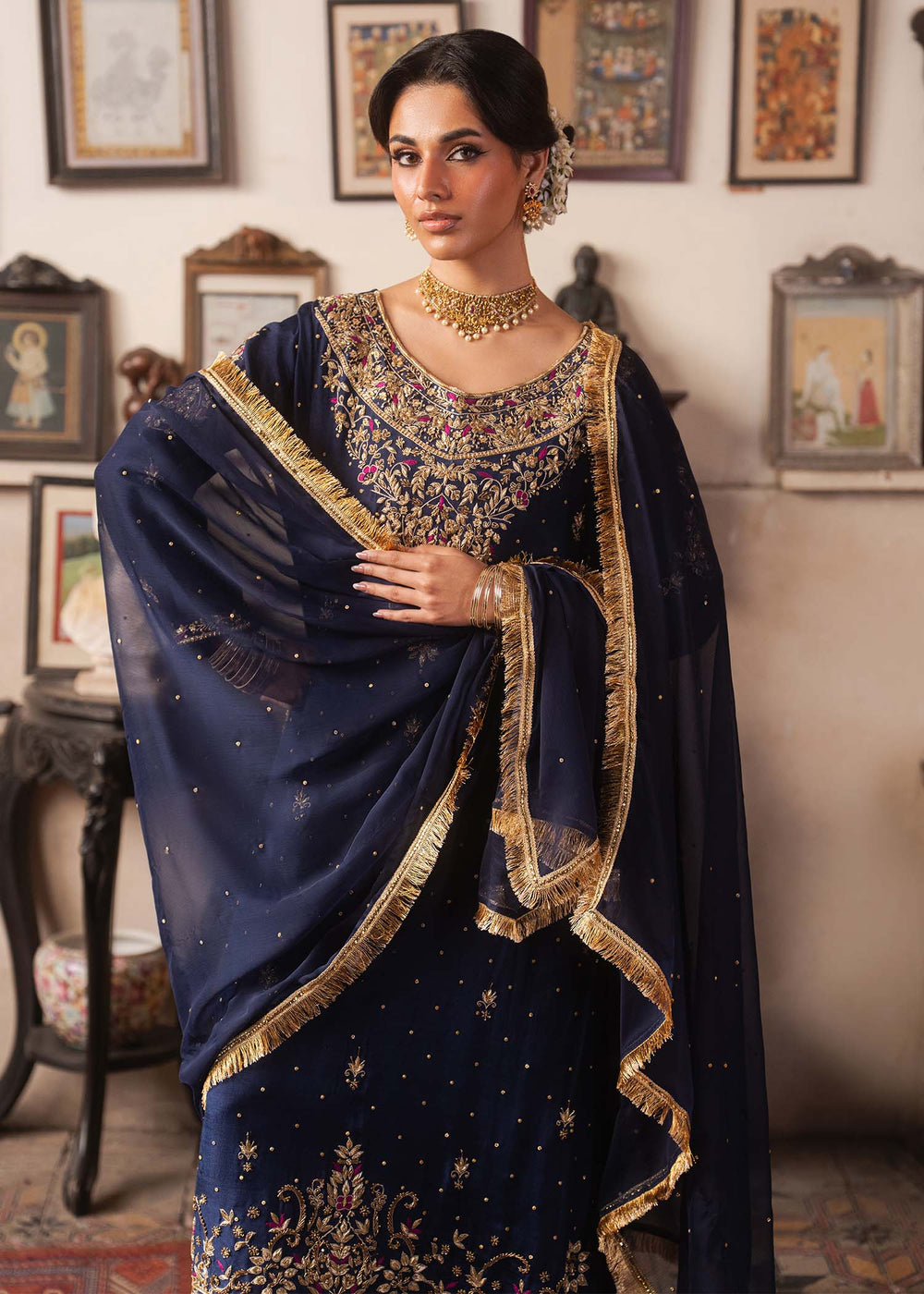 Haseen s | Dastakh Pret |Shabnama - Dress - available at Maria Faisal in UK and USA.