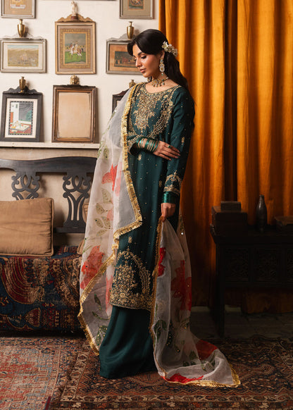 Haseens | Dastakh Pret | Tehwaara - Dress - available at Maria Faisal in UK and USA.
