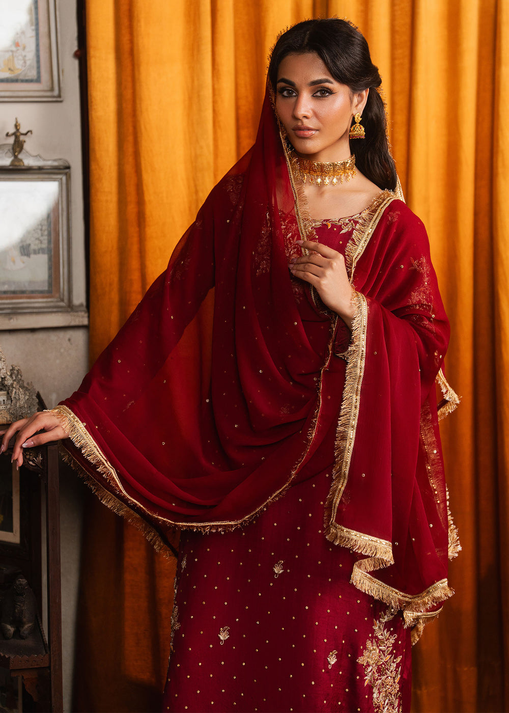 Haseens | Dastakh  Pret |Mehrban - Dress - available at Maria Faisal in UK and USA.