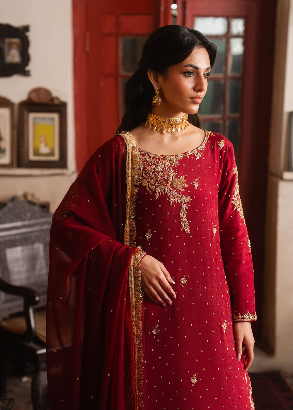 Haseens | Dastakh  Pret |Mehrban - Dress - available at Maria Faisal in UK and USA.