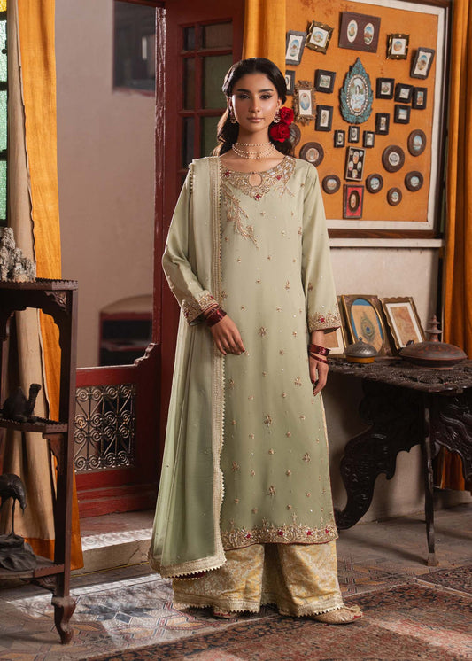 Haseens | Dastakh Pret |Kalpana - Dress - available at Maria Faisal in UK and USA.