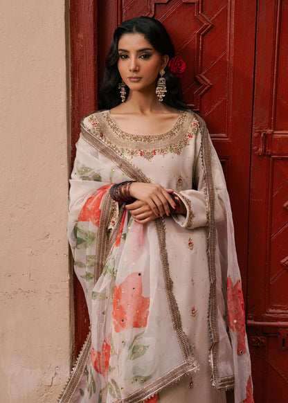 Haseens | Dastakh Pret | Sarapa - Dress - available at Maria Faisal in UK and USA.