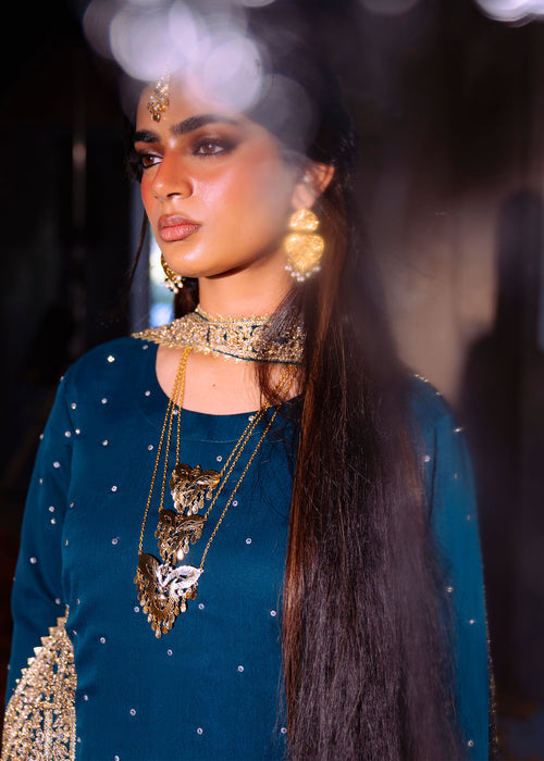 Haseens | Darbar Formals | Nishat - Dress - available at Maria Faisal in UK and USA.
