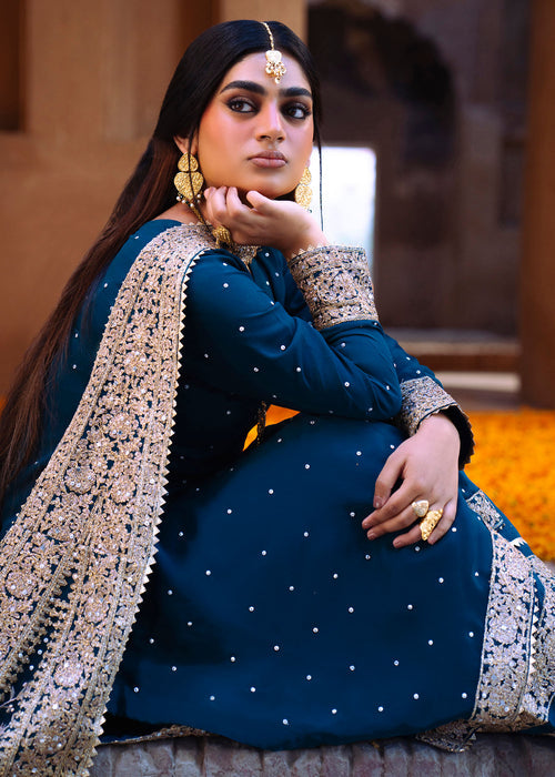 Haseens | Darbar Formals | Nishat - Dress - available at Maria Faisal in UK and USA.