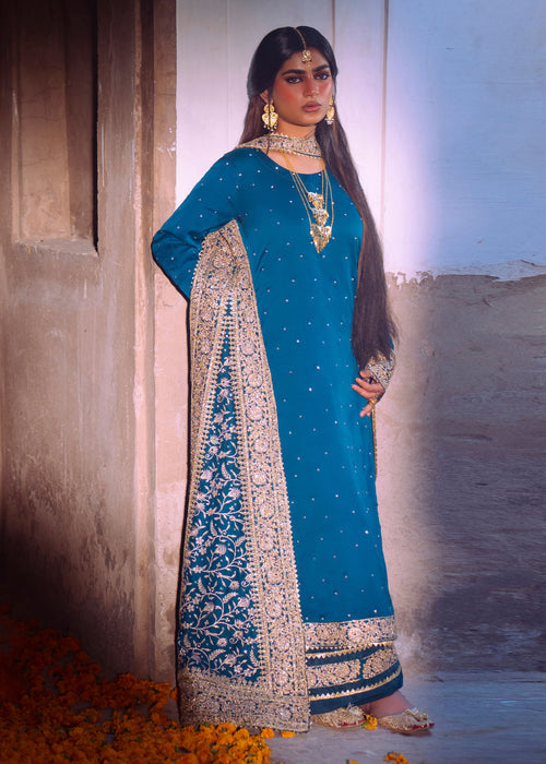 Haseens | Darbar Formals | Nishat - Dress - available at Maria Faisal in UK and USA.