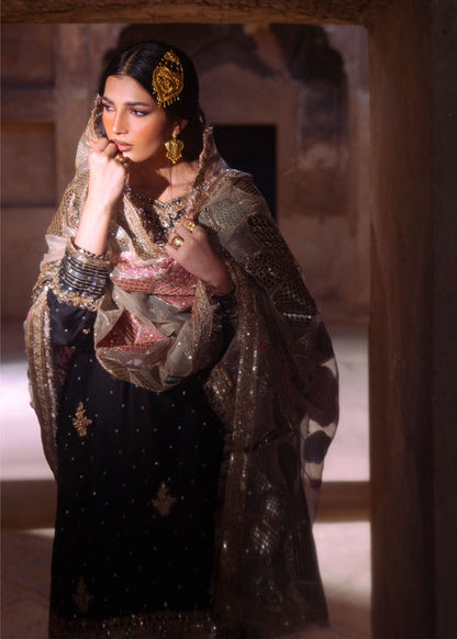 Haseens | Darbar Formals | Shabrang - Dress - available at Maria Faisal in UK and USA.