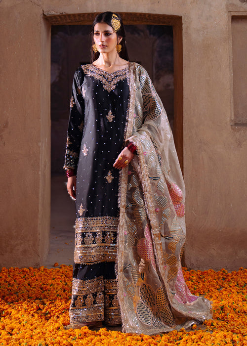 Haseens | Darbar Formals | Shabrang - Dress - available at Maria Faisal in UK and USA.