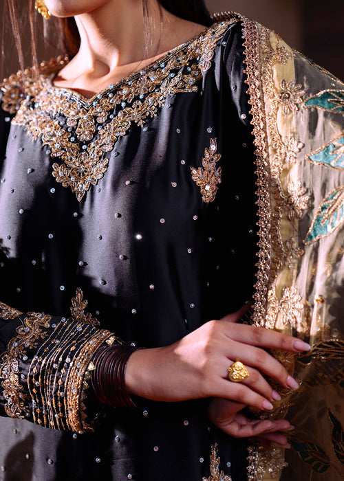 Haseens | Darbar Formals | Shabrang - Dress - available at Maria Faisal in UK and USA.