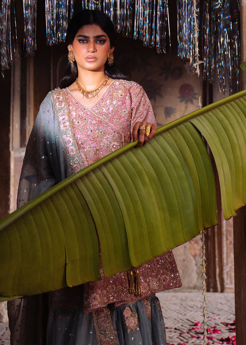 Haseens | Darbar Formals | Gulbarg - Dress - available at Maria Faisal in UK and USA.
