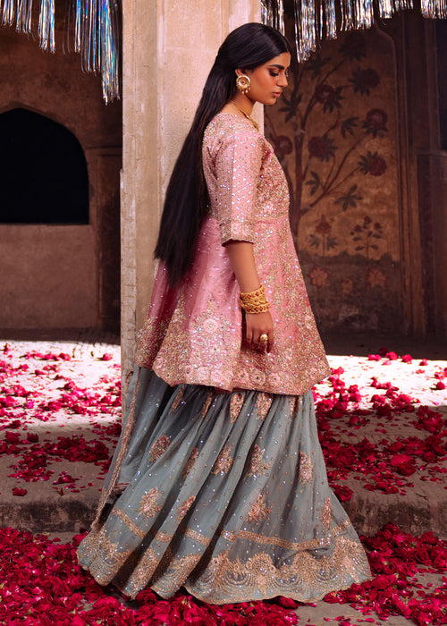 Haseens | Darbar Formals | Gulbarg - Dress - available at Maria Faisal in UK and USA.