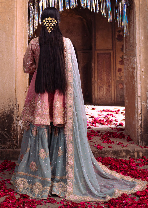 Haseens | Darbar Formals | Gulbarg - Dress - available at Maria Faisal in UK and USA.