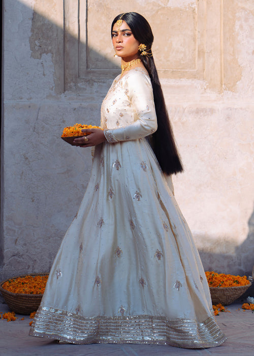Haseens | Darbar Formals | Sarapah - Dress - available at Maria Faisal in UK and USA.