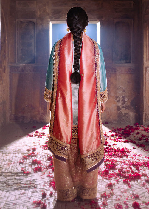 Haseens | Darbar Formals | Zarn«g�r - Dress - available at Maria Faisal in UK and USA.