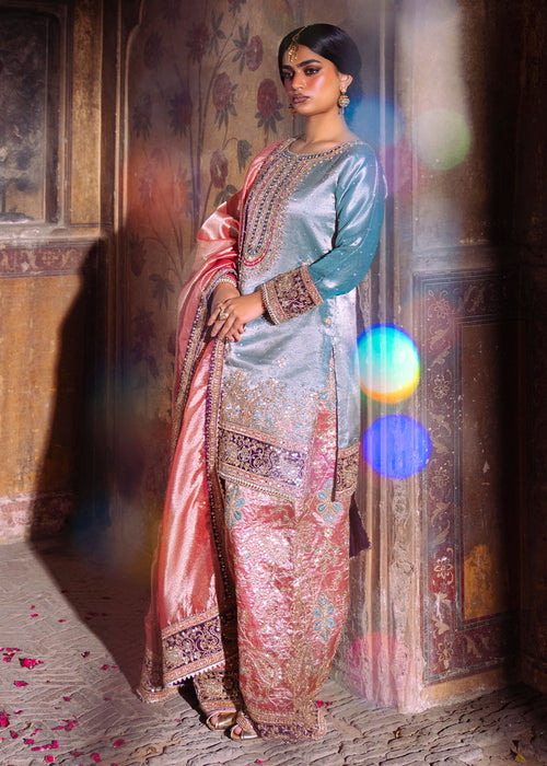 Haseens | Darbar Formals | Zarn«g�r - Dress - available at Maria Faisal in UK and USA.
