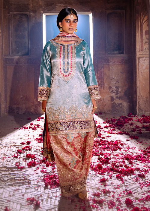 Haseens | Darbar Formals | Zarn«g�r - Dress - available at Maria Faisal in UK and USA.