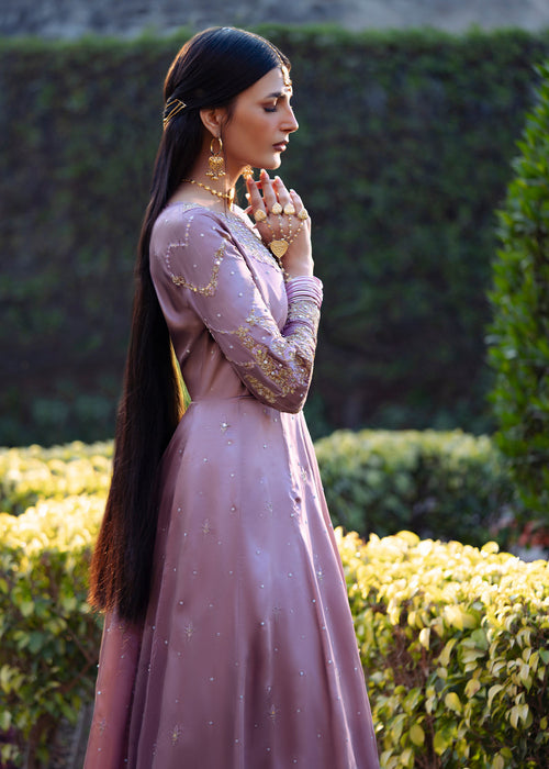 Haseens | Darbar Formals | Lil�f - Dress - available at Maria Faisal in UK and USA.