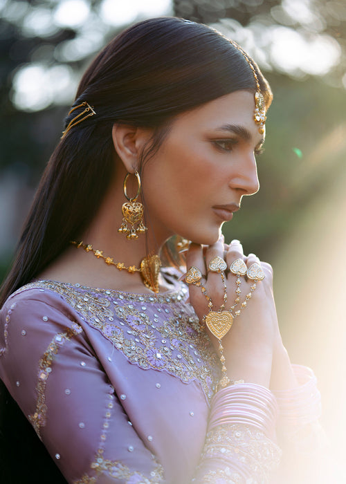 Haseens | Darbar Formals | Lil�f - Dress - available at Maria Faisal in UK and USA.