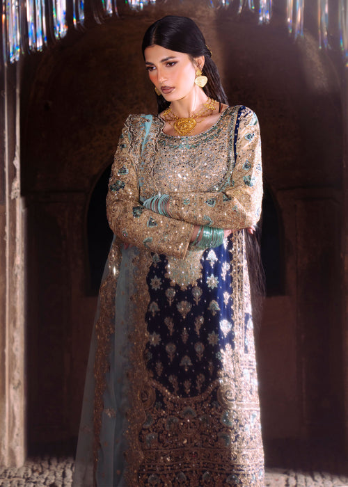 Haseens | Darbar Formals | Sh�hnazr - Dress - available at Maria Faisal in UK and USA.