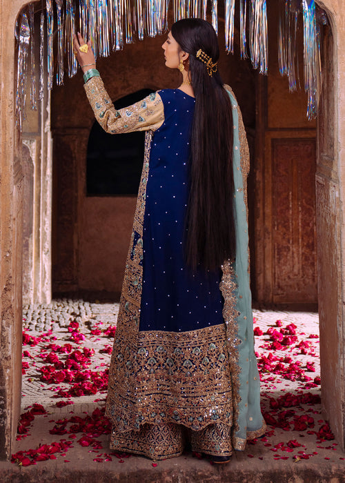 Haseens | Darbar Formals | Sh�hnazr - Dress - available at Maria Faisal in UK and USA.
