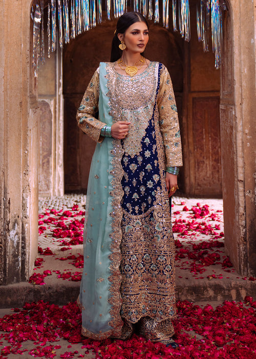Haseens | Darbar Formals | Sh�hnazr - Dress - available at Maria Faisal in UK and USA.