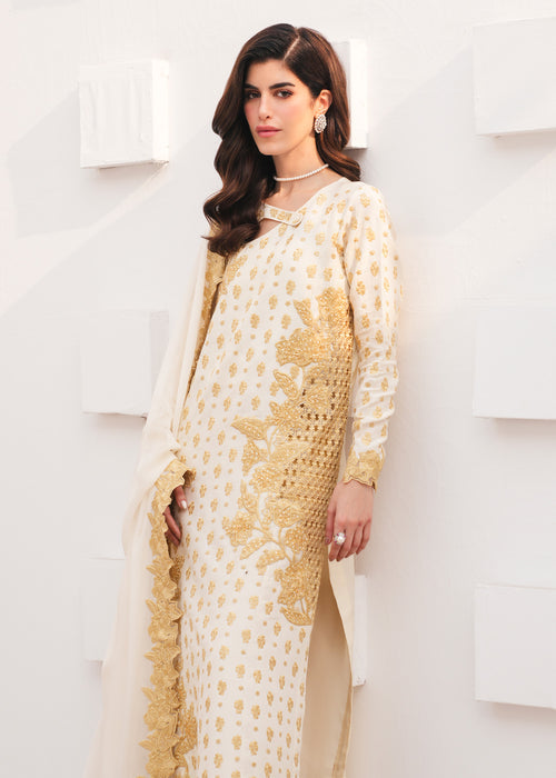 Saira Shakira | Saira Shakira Eid Pret | Dove Hush - Dress - available at Maria Faisal in UK and USA.