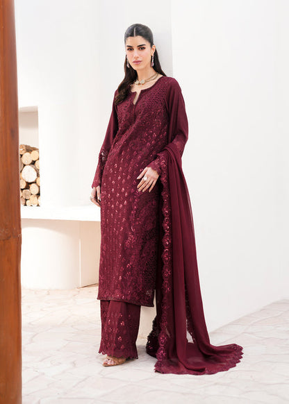 Saira Shakira | Saira Shakira Eid Pret | Garnet Grace - Dress - available at Maria Faisal in UK and USA.