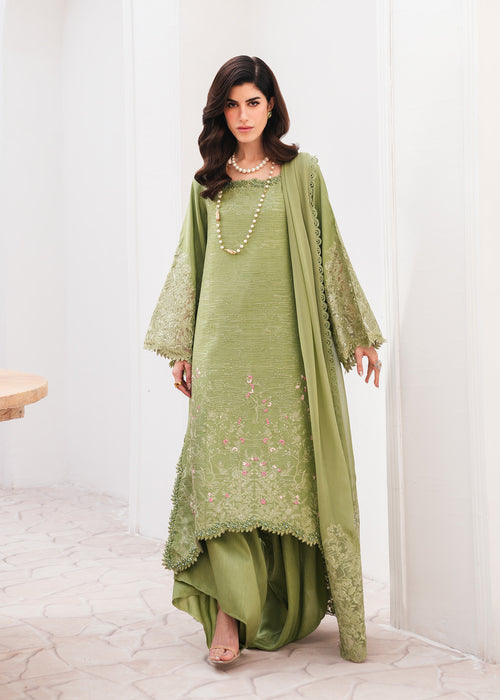 Saira Shakira | Saira Shakira Eid Pret | Verdant Veil - Dress - available at Maria Faisal in UK and USA.