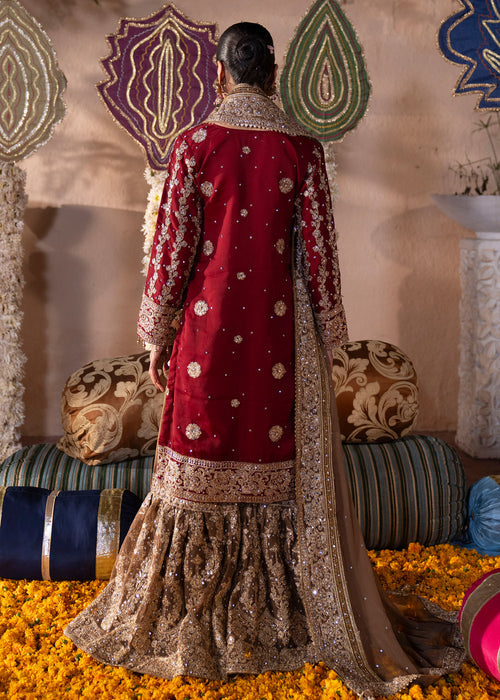 Haseens | Al Noor Formals | Jahan Ara - Dress - available at Maria Faisal in UK and USA.