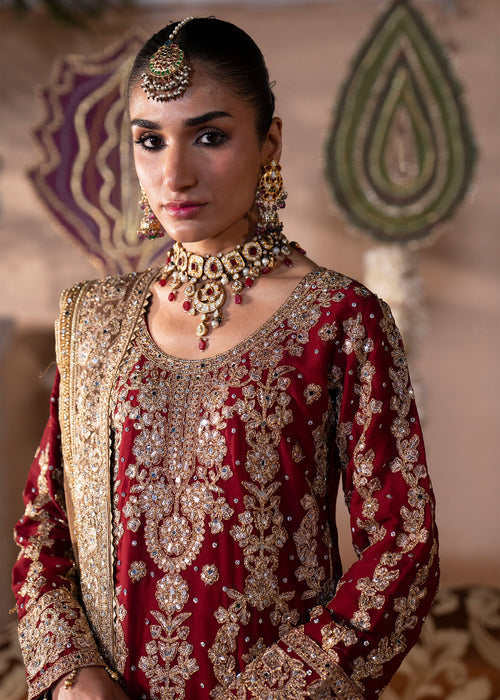 Haseens | Al Noor Formals | Jahan Ara - Dress - available at Maria Faisal in UK and USA.