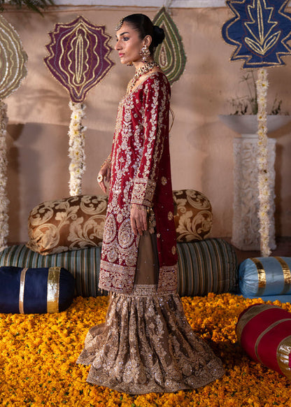 Haseens | Al Noor Formals | Jahan Ara - Dress - available at Maria Faisal in UK and USA.