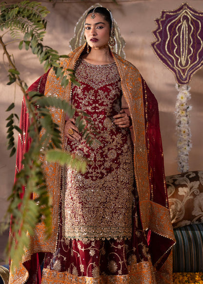 Haseens | Al Noor Formals | Zaib 2 - Dress - available at Maria Faisal in UK and USA.