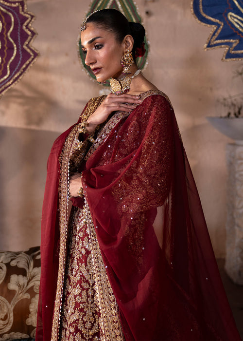 Haseens | Al Noor Formals | Roshanara - Dress - available at Maria Faisal in UK and USA.