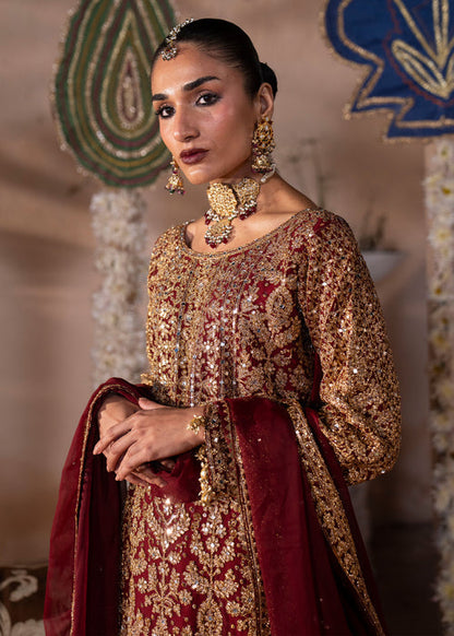 Haseens | Al Noor Formals | Roshanara - Dress - available at Maria Faisal in UK and USA.