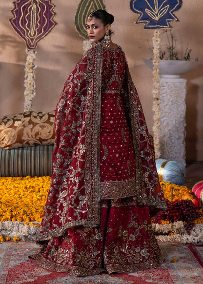 Haseens | Al Noor Formals | Nayla - Dress - available at Maria Faisal in UK and USA.